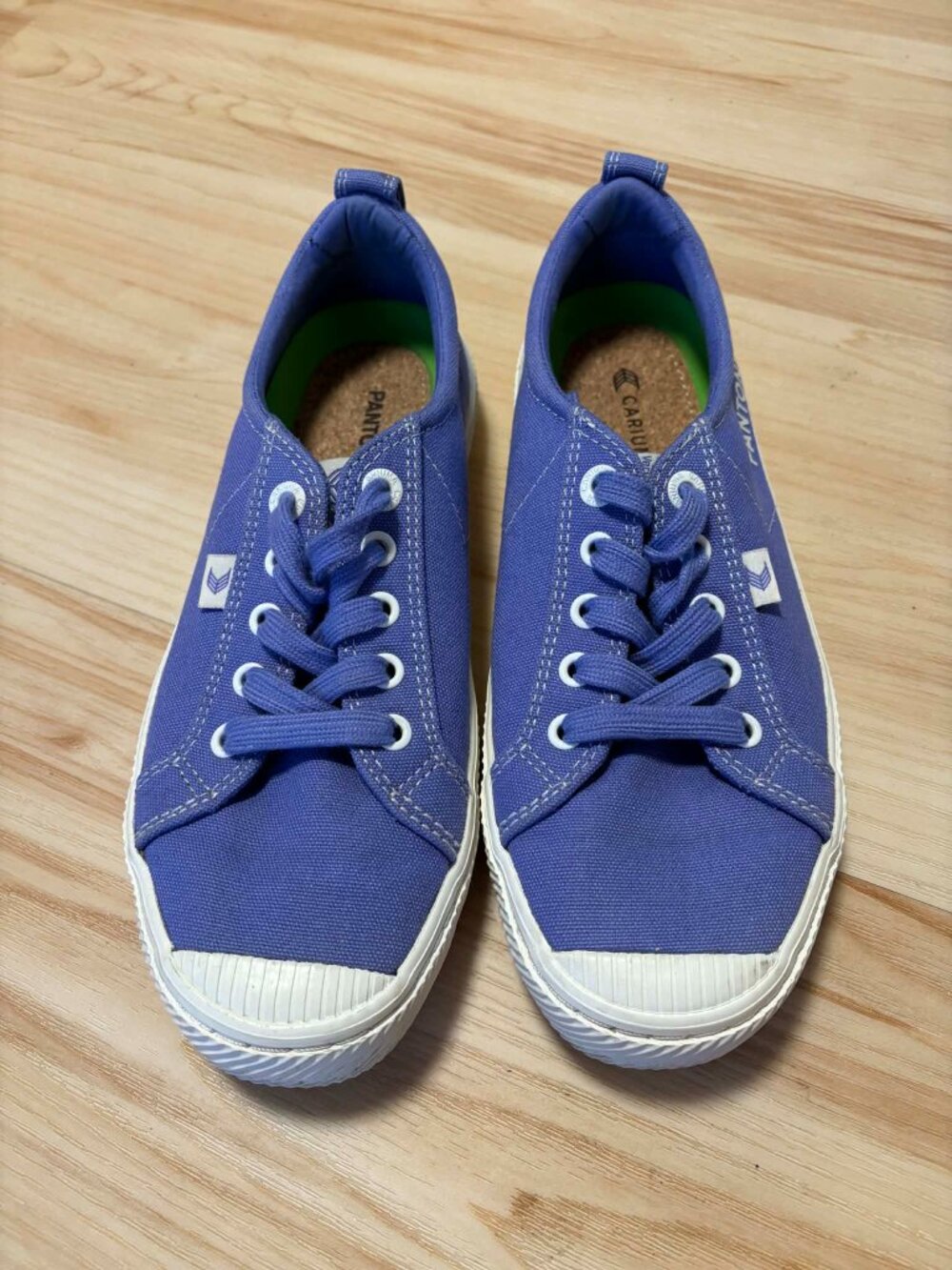 Cariuma / Pantone OCA Low Canvas Sneakers in Very Peri Purple Size 8.5 - Picture 2 of 4